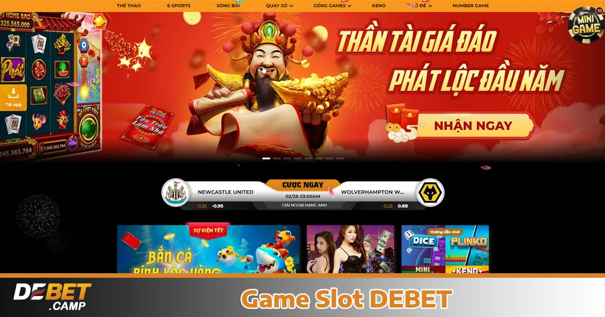 Khuyến mãi hấp dẫn khi chơi Game Slot Debet