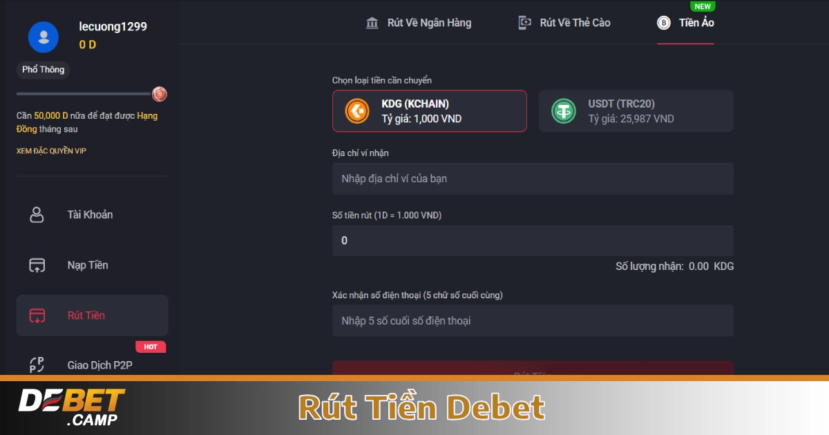 Điều Kiện Rút Tiền Debet Cần Tuân Thủ